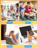Tic Tac Toe Bolt Game, Electronic 4-in-1 Handheld Puzzle Game Console - Image 4