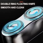 Mini Shavers for Men, Washable Double Head - Image 3