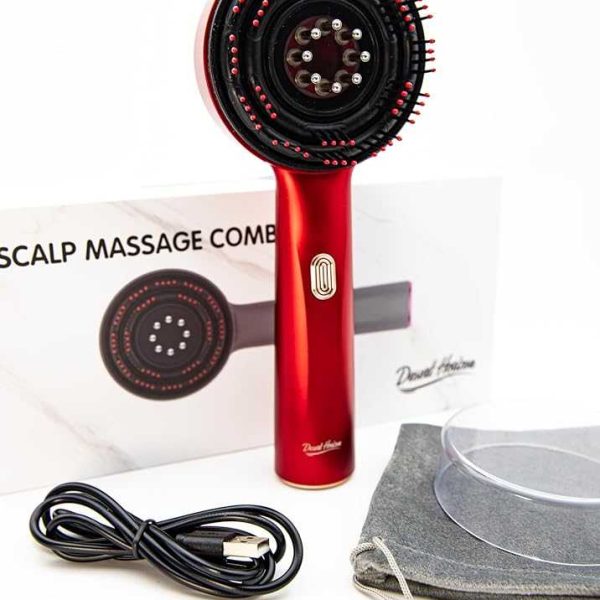 Scalp Massage Brush with Oil Applicator