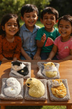Sleeping Cat Plush Toy with Sound - Image 6