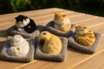 Sleeping Cat Plush Toy with Sound - Image 8